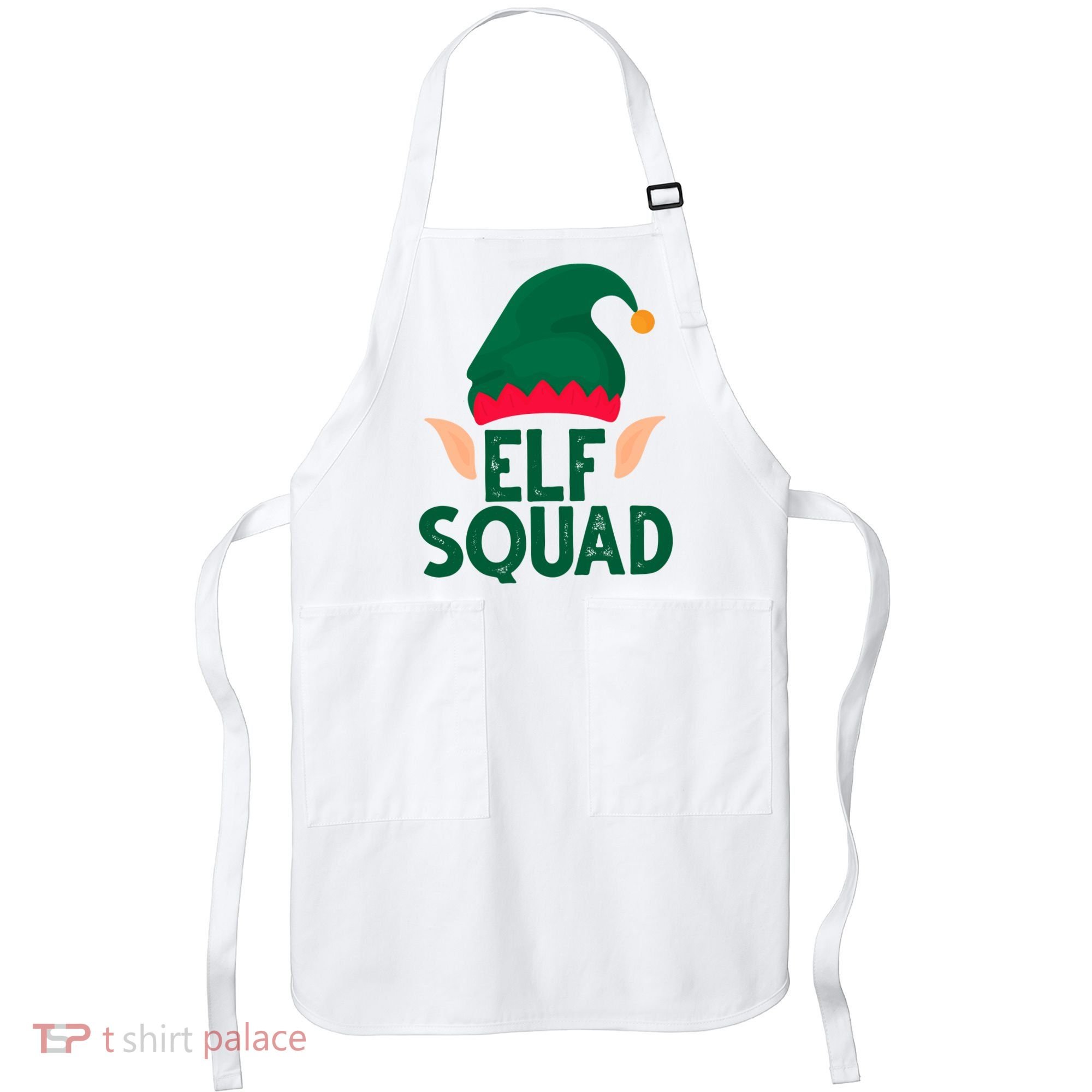 Elf Squad Christmas Holiday Cute Apron