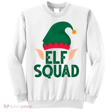 Elf Squad Christmas Holiday Cute Sweatshirt