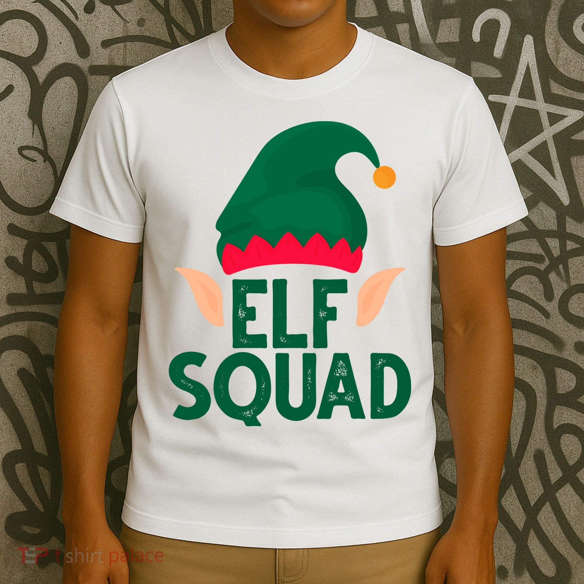 Elf Squad Christmas Holiday Cute T-Shirt