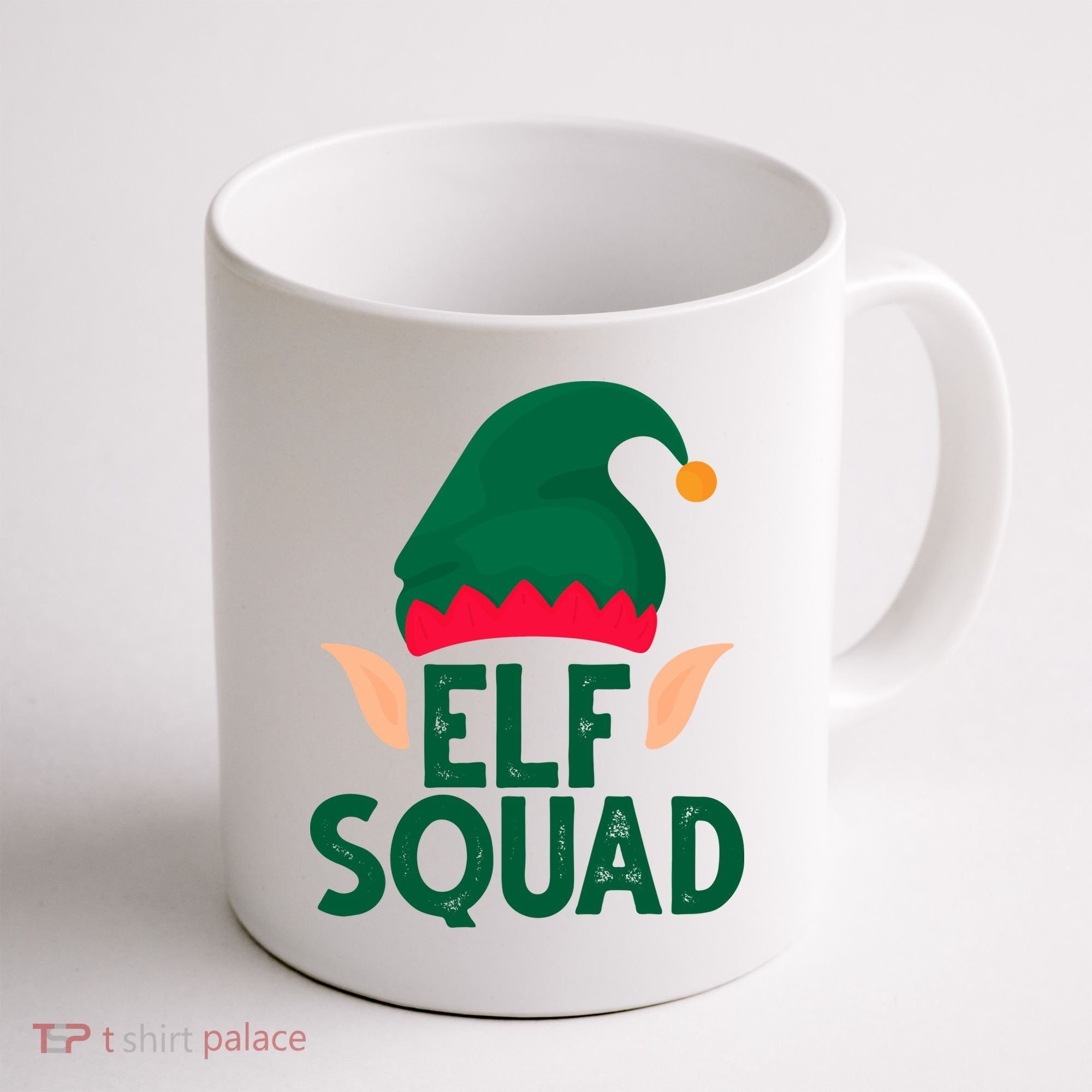 Elf Squad Christmas Holiday Cute Coffee Mug