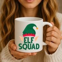 Elf Squad Christmas Holiday Cute Coffee Mug thumb 3
