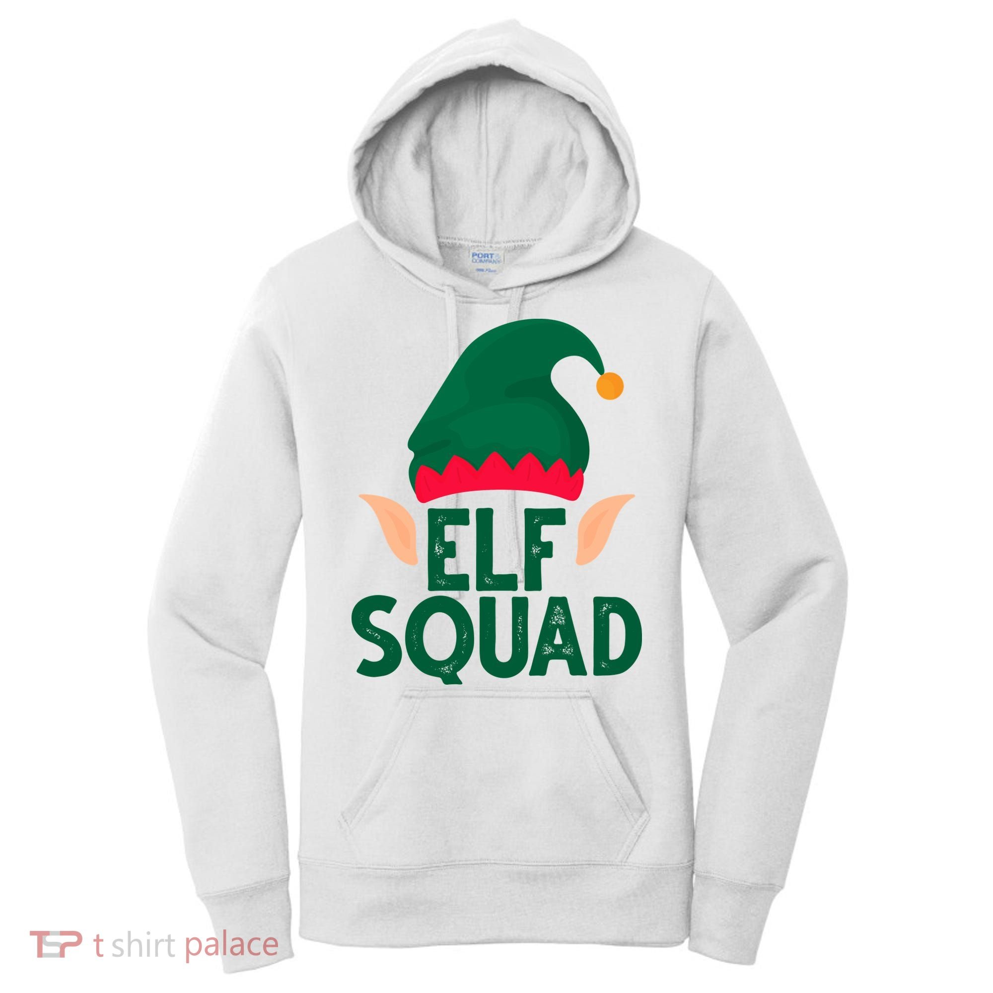 Elf Squad Christmas Holiday Cute Women's Hoodie