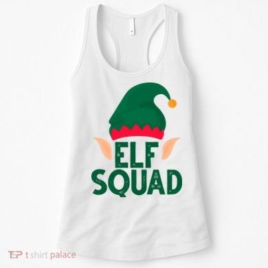 Elf Squad Christmas Holiday Cute Women's Tank Top