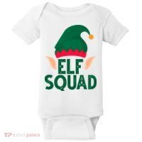 Elf Squad Christmas Holiday Cute Baby Bodysuit thumb 0