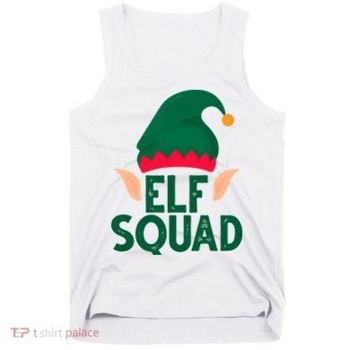 Elf Squad Christmas Holiday Cute Tank Top
