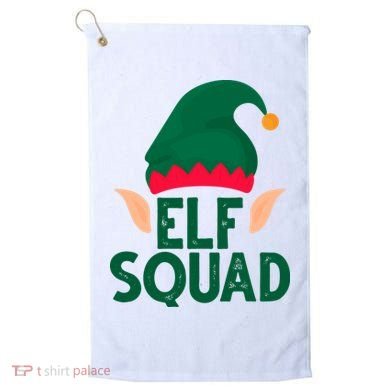 Elf Squad Christmas Holiday Cute Golf Towel