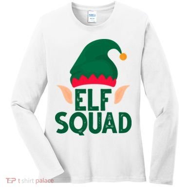 Elf Squad Christmas Holiday Cute Women's Long Sleeve Shirt