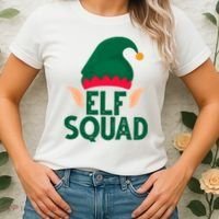 Elf Squad Christmas Holiday Cute Women's T-Shirt thumb 2