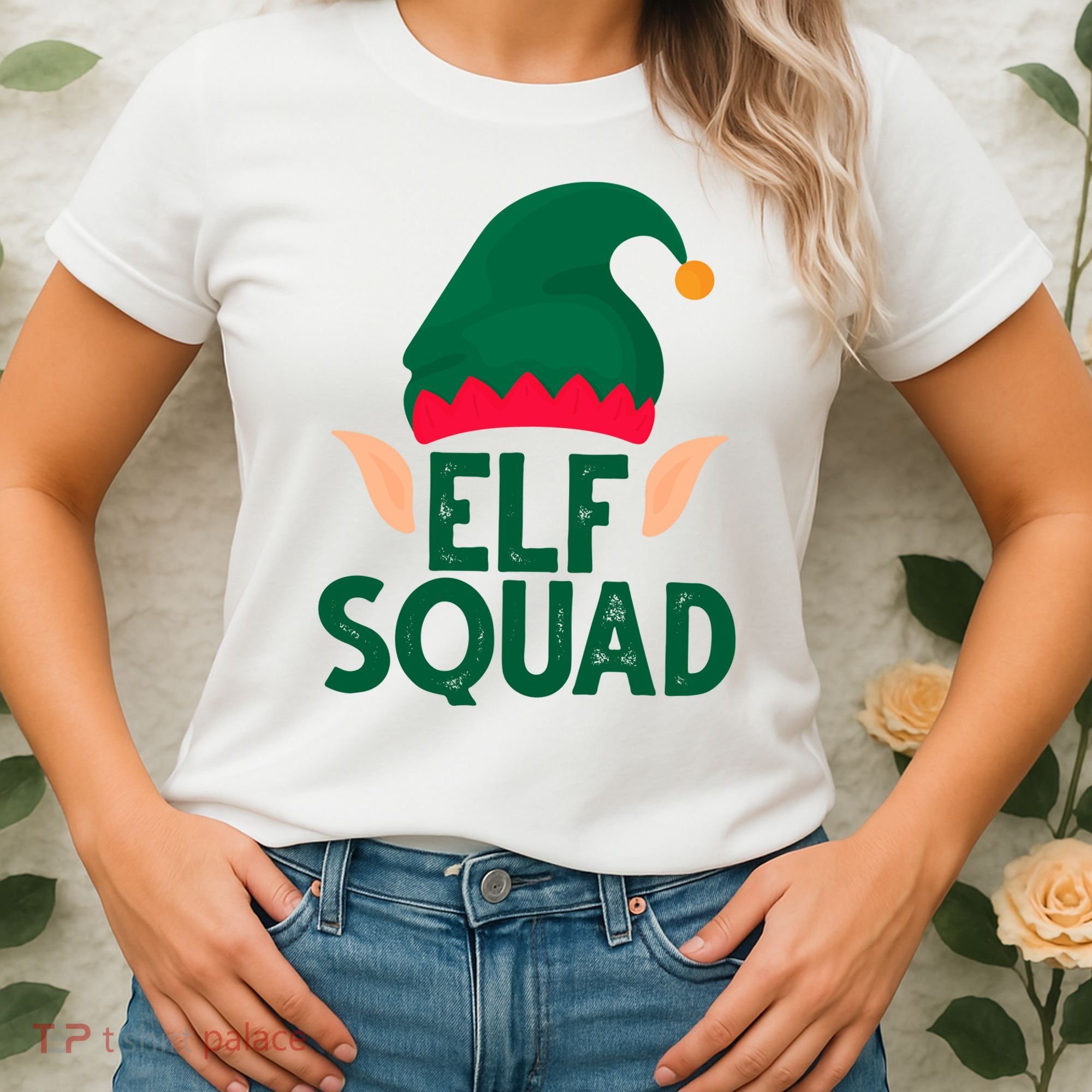 Elf Squad Christmas Holiday Cute Women's T-Shirt