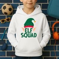 Elf Squad Christmas Holiday Cute Kids Hoodie thumb 2
