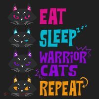 Eat Sleep Cat Warrior Repeat Cat Warrior Love Cats Beanie thumb 2