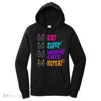 Eat Sleep Cat Warrior Repeat Cat Warrior Love Cats Women's Hoodie thumb 0