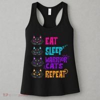 Eat Sleep Cat Warrior Repeat Cat Warrior Love Cats Women's Tank Top thumb 3