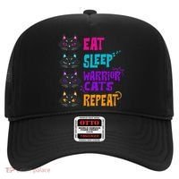 Eat Sleep Cat Warrior Repeat Cat Warrior Love Cats Hat thumb 0
