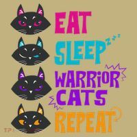 Eat Sleep Cat Warrior Repeat Cat Warrior Love Cats T-Shirt thumb 7