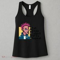 Eat Sleep Collect Nfts Repeat Pixel Women's Tank Top thumb 3