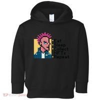 Eat Sleep Collect Nfts Repeat Pixel Toddler Hoodie thumb 0