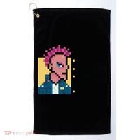 Eat Sleep Collect Nfts Repeat Pixel Golf Towel thumb 0