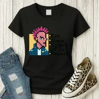 Eat Sleep Collect Nfts Repeat Pixel Women's T-Shirt thumb 3