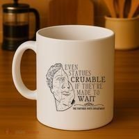 Even Statues Crumble If They Are Made To Wait Ttpd Coffee Mug thumb 4