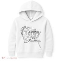 Even Statues Crumble If They Are Made To Wait Ttpd Kids Hoodie thumb 0