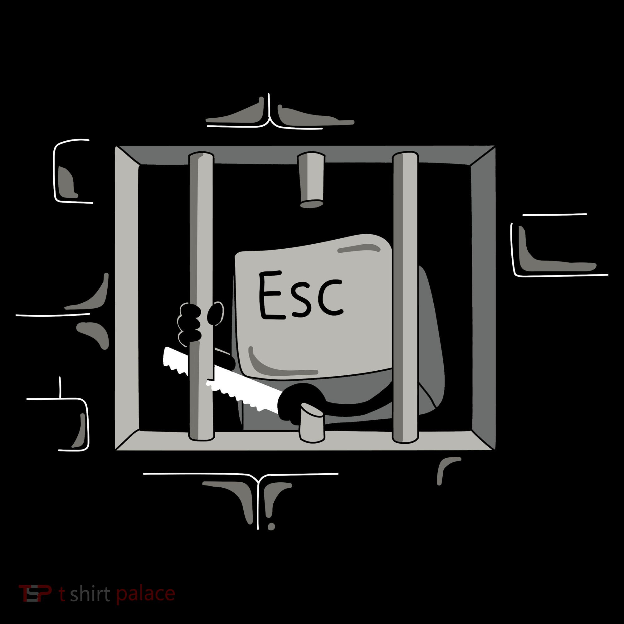 Escape Key Apron