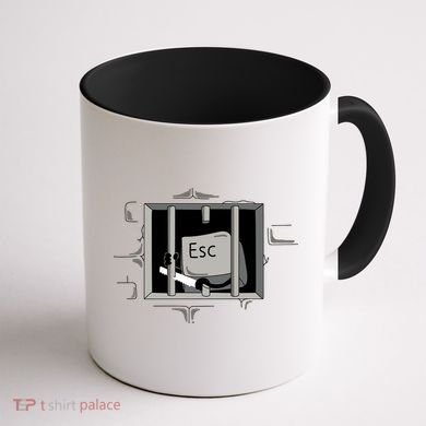 Escape Key Coffee Mug back