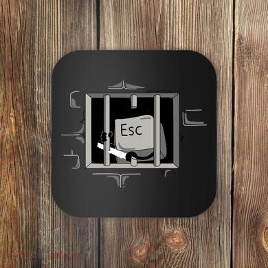Escape Key Coaster