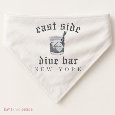 East Side Dive Bar New York USA-Made Doggie Bandana