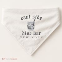 East Side Dive Bar New York USA-Made Doggie Bandana thumb 0