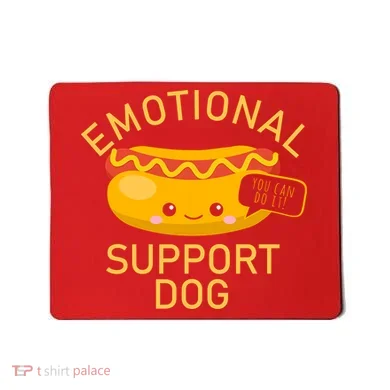 Emotional Support Dog Mousepad