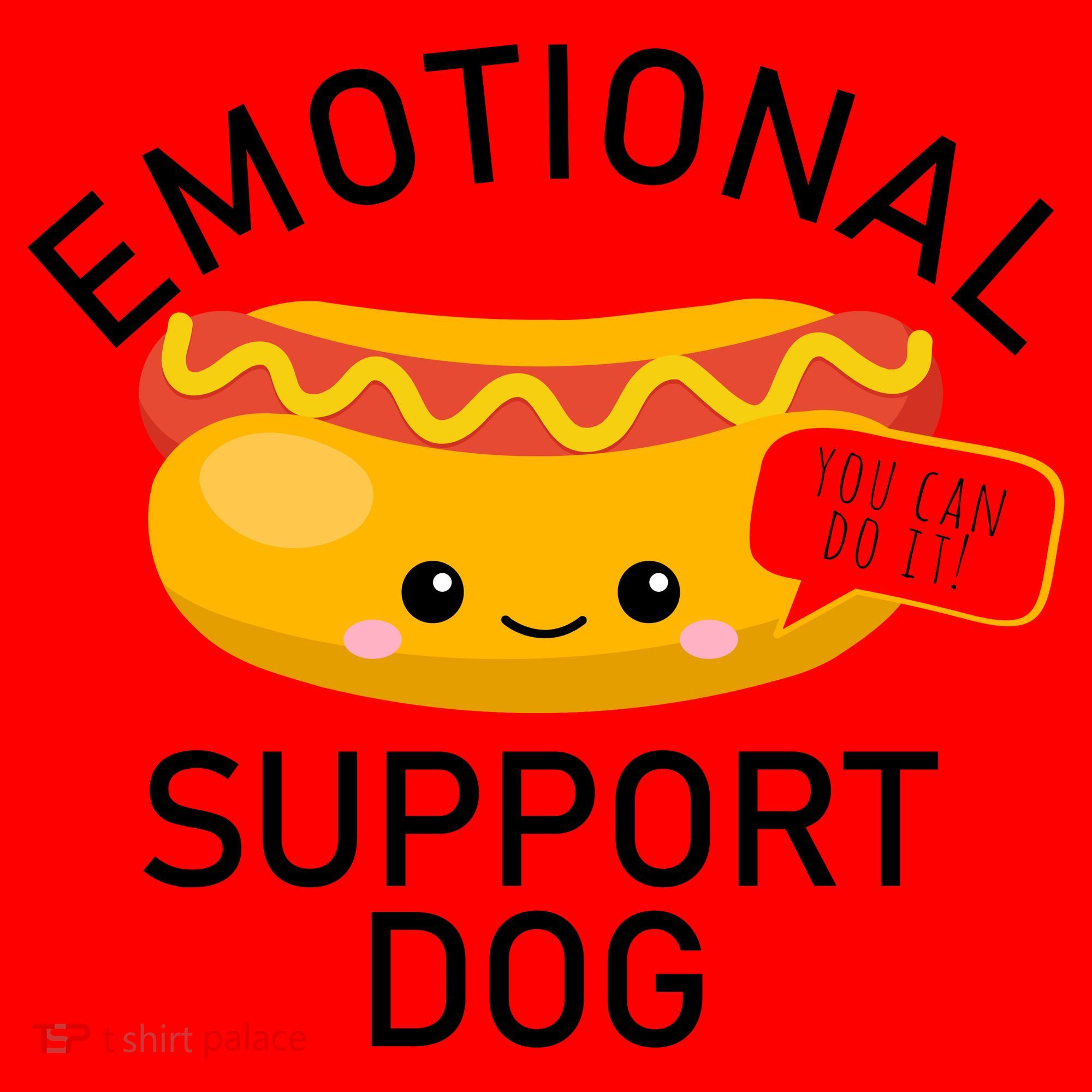 Emotional Support Dog Santa Hat