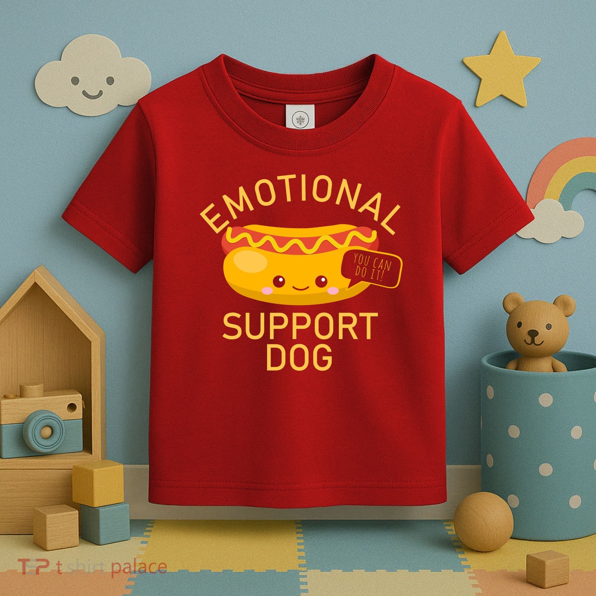 Emotional Support Dog Toddler T-Shirt