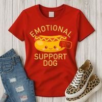 Emotional Support Dog Women's T-Shirt thumb 3