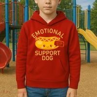 Emotional Support Dog Kids Hoodie thumb 2