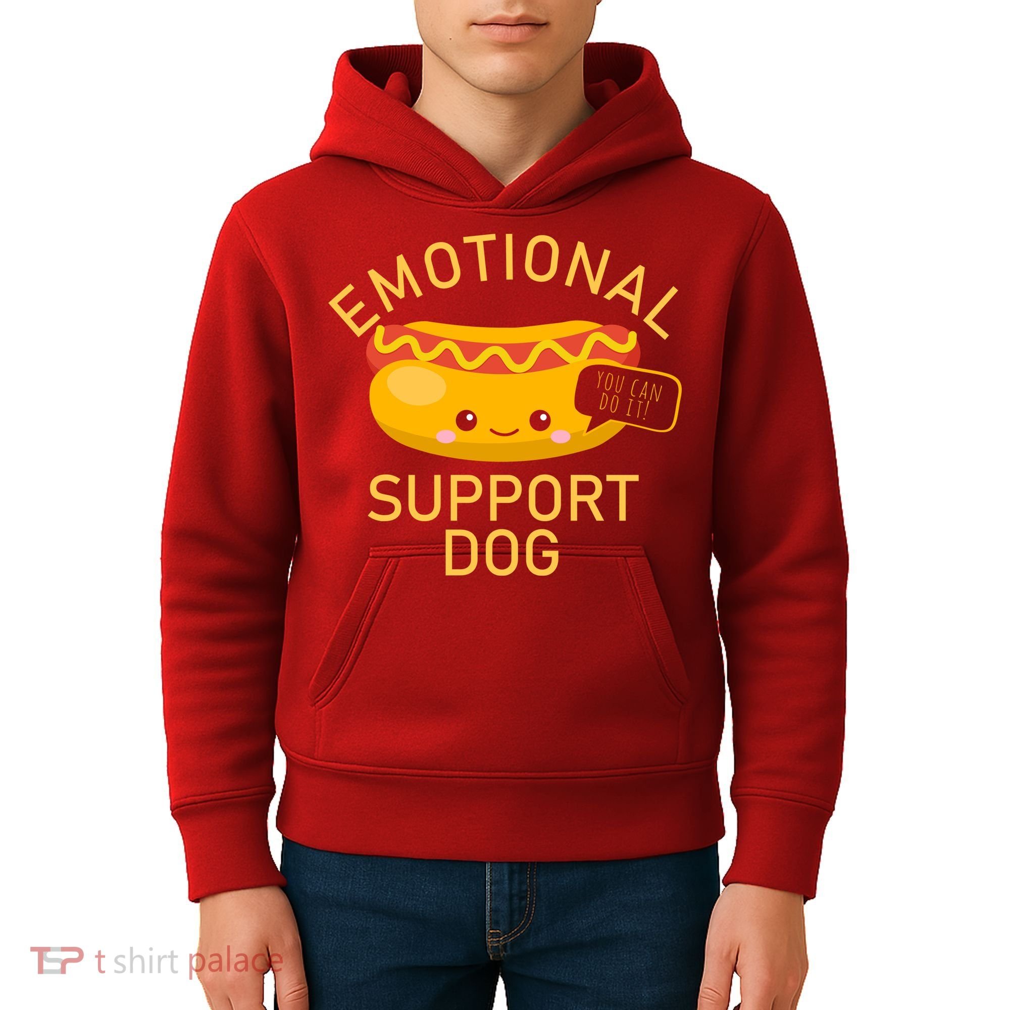 Emotional Support Dog Kids Hoodie