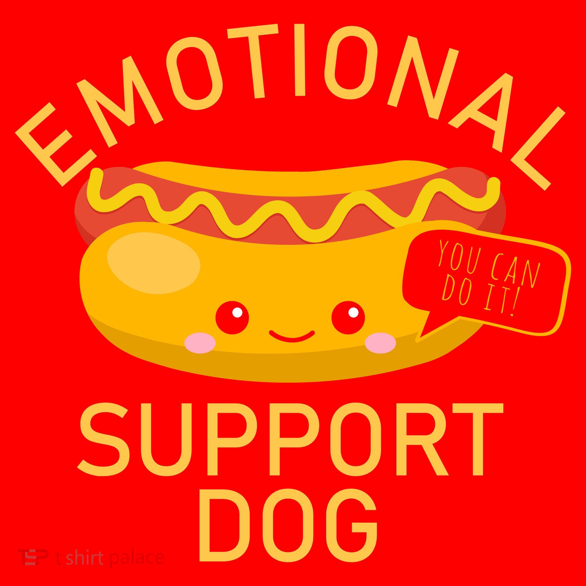 Emotional Support Dog Kids T-Shirt