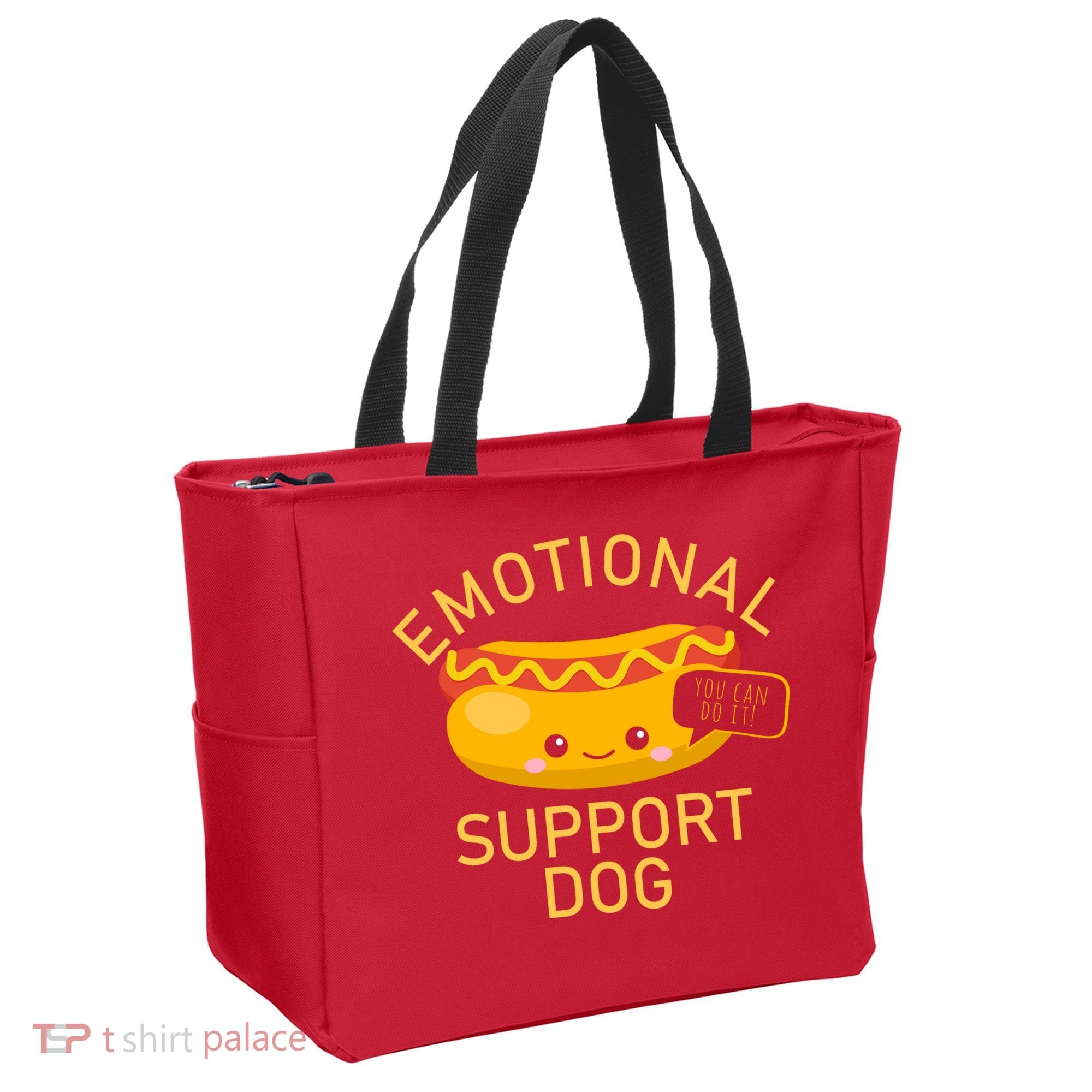 Emotional Support Dog Tote Bag