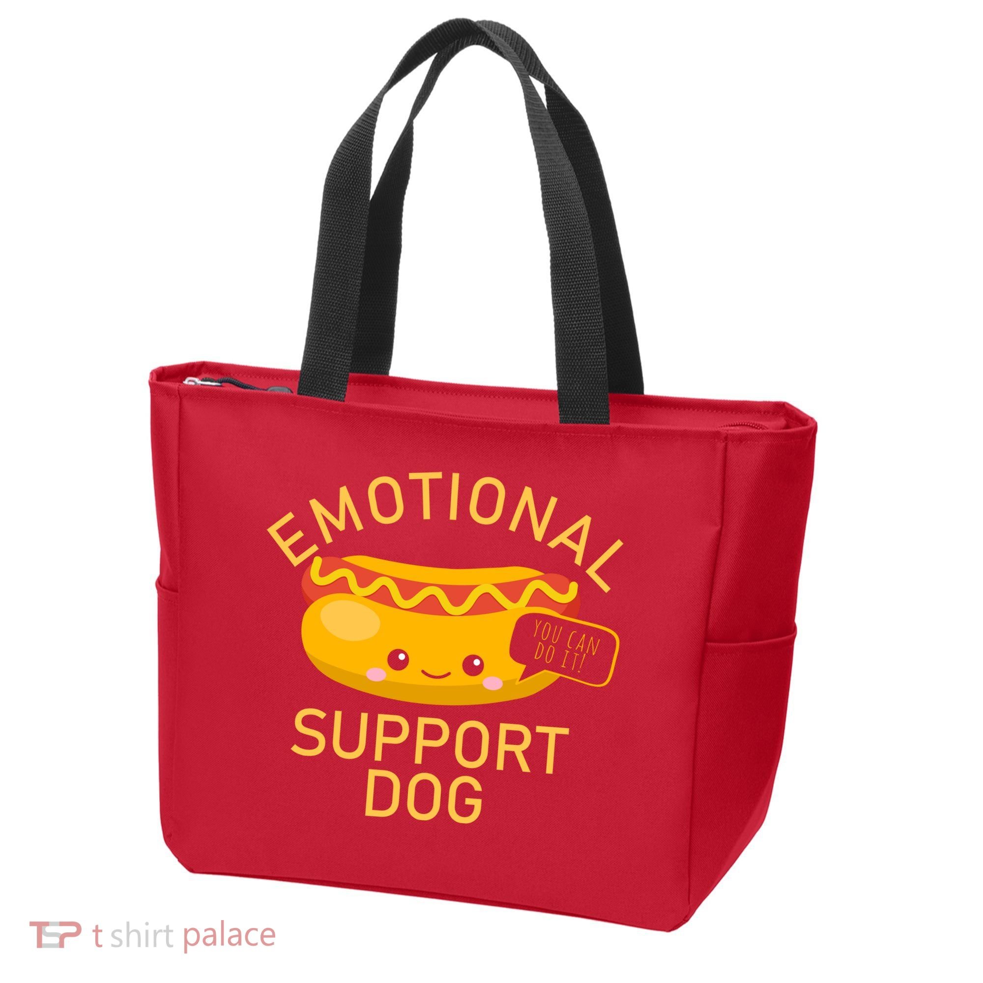 Emotional Support Dog Tote Bag