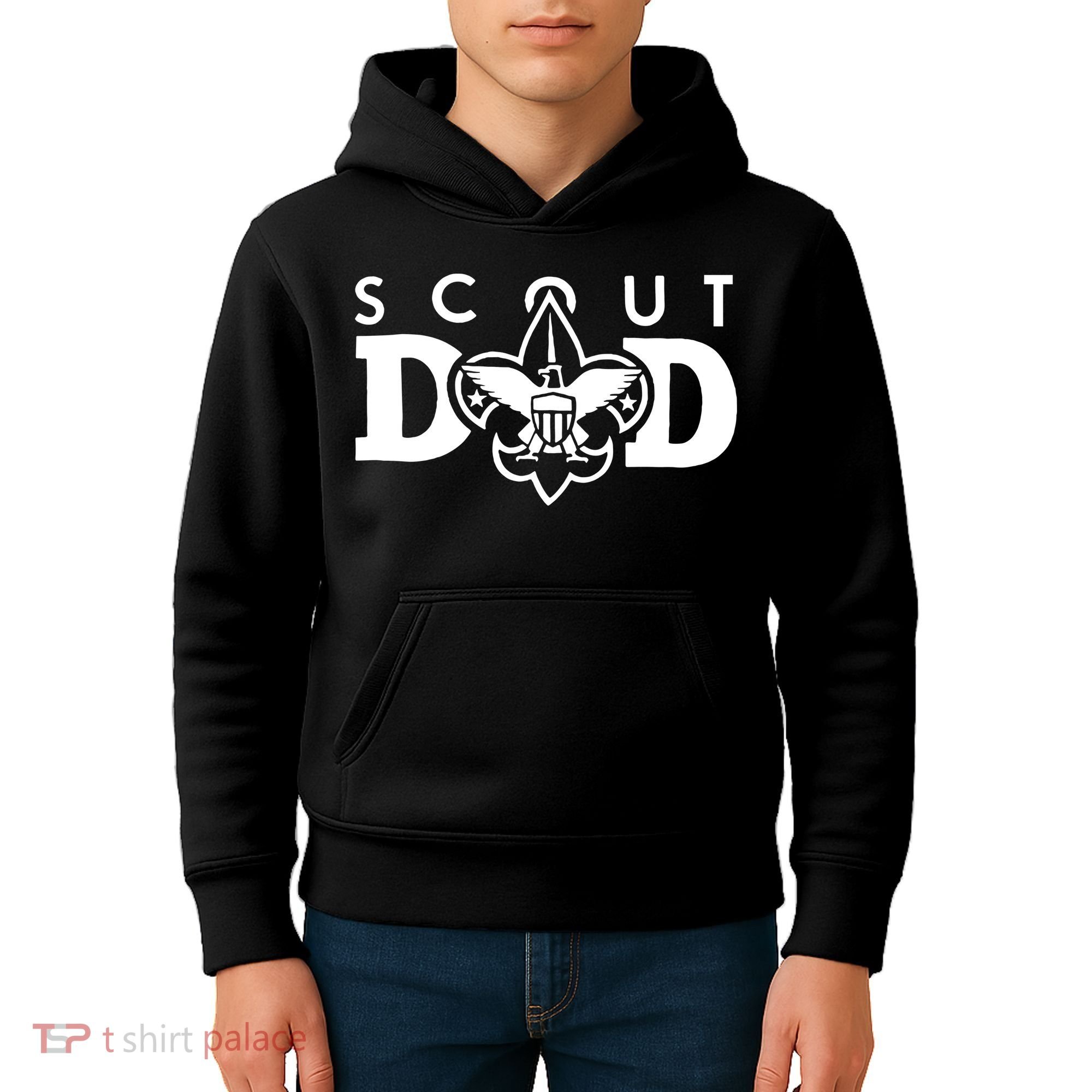 Eagle Scout Dad Kids Hoodie