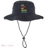Eat Sleep Diycrafts Repeat Funny Diycrafts Lover Bucket Hat thumb 0