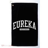 Eureka South Dakota Sd Js03 College University Style Golf Towel thumb 0