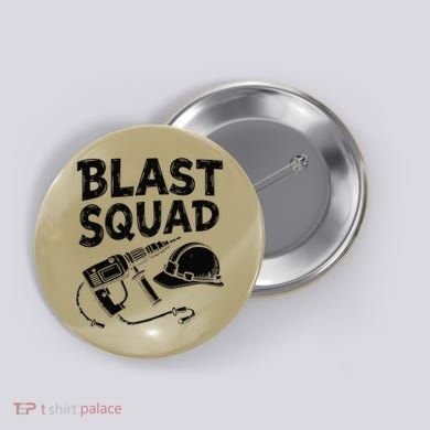 Explosives Squad Deconstruction Construction Demolitionist Button
