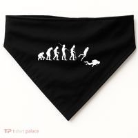 Evolution Scuba Diving Ocean Sea Diving Lover Scuba Diving Meaningful Gift USA-Made Doggie Bandana thumb 0