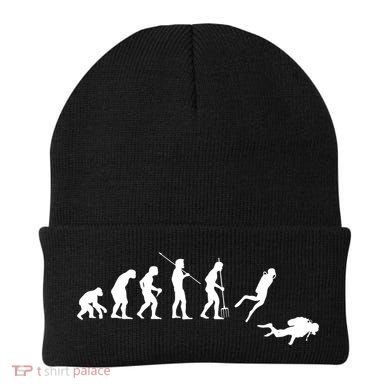 Evolution Scuba Diving Ocean Sea Diving Lover Scuba Diving Meaningful Gift Beanie