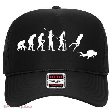 Evolution Scuba Diving Ocean Sea Diving Lover Scuba Diving Meaningful Gift Hat