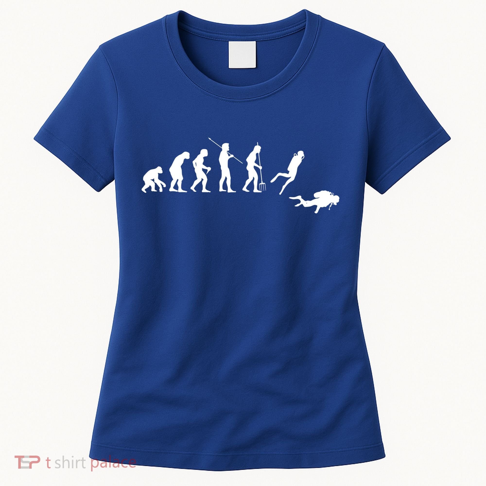 Evolution Scuba Diving Ocean Sea Diving Lover Scuba Diving Meaningful Gift Women's T-Shirt