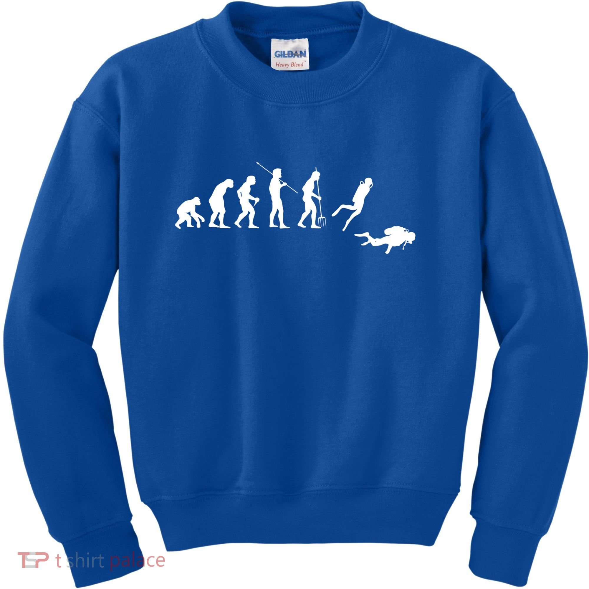 Evolution Scuba Diving Ocean Sea Diving Lover Scuba Diving Meaningful Gift Kids Sweatshirt
