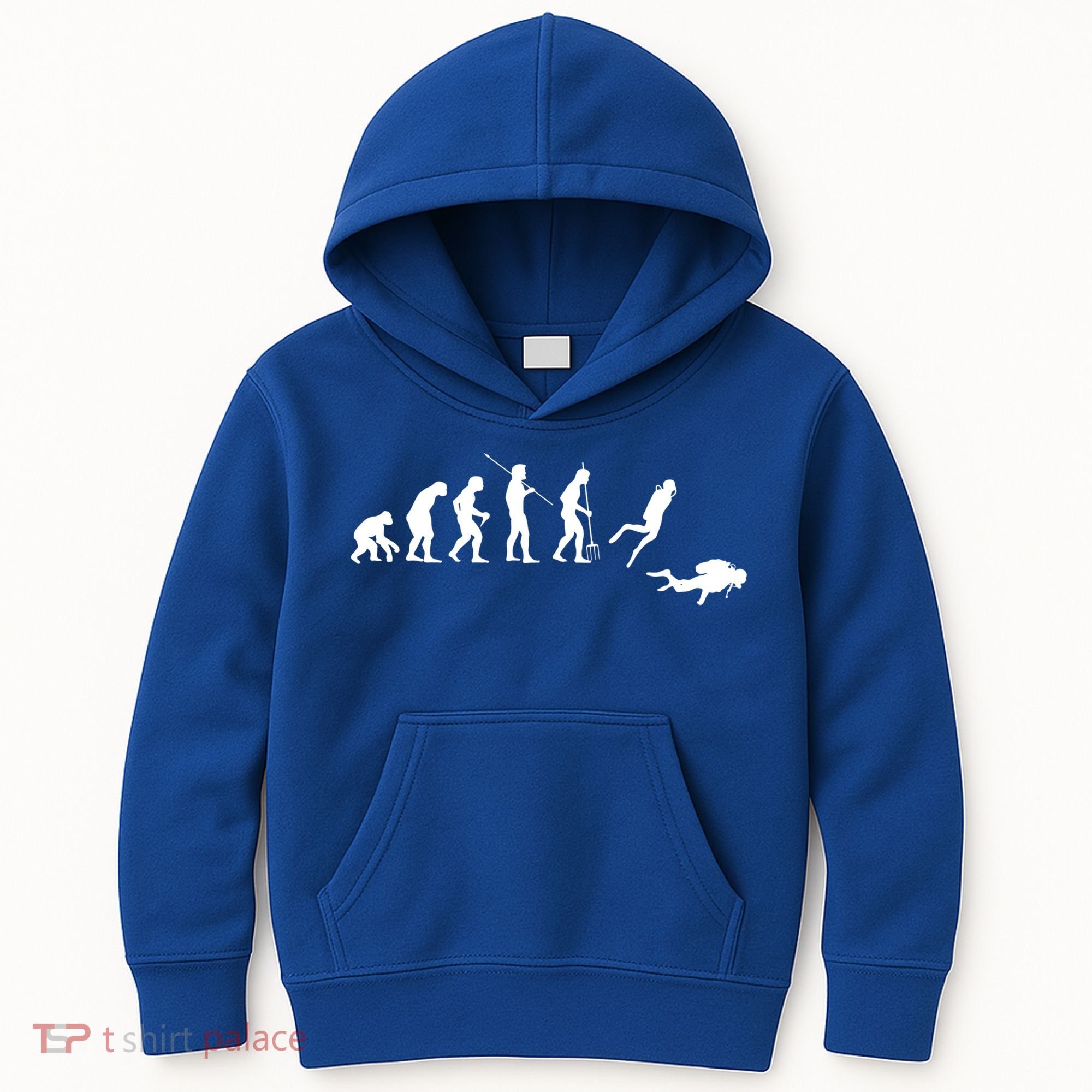 Evolution Scuba Diving Ocean Sea Diving Lover Scuba Diving Meaningful Gift Kids Hoodie