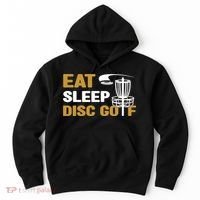 Eat Sleep Disc Golf Frolf Disc Golf Tee Hoodie thumb 0